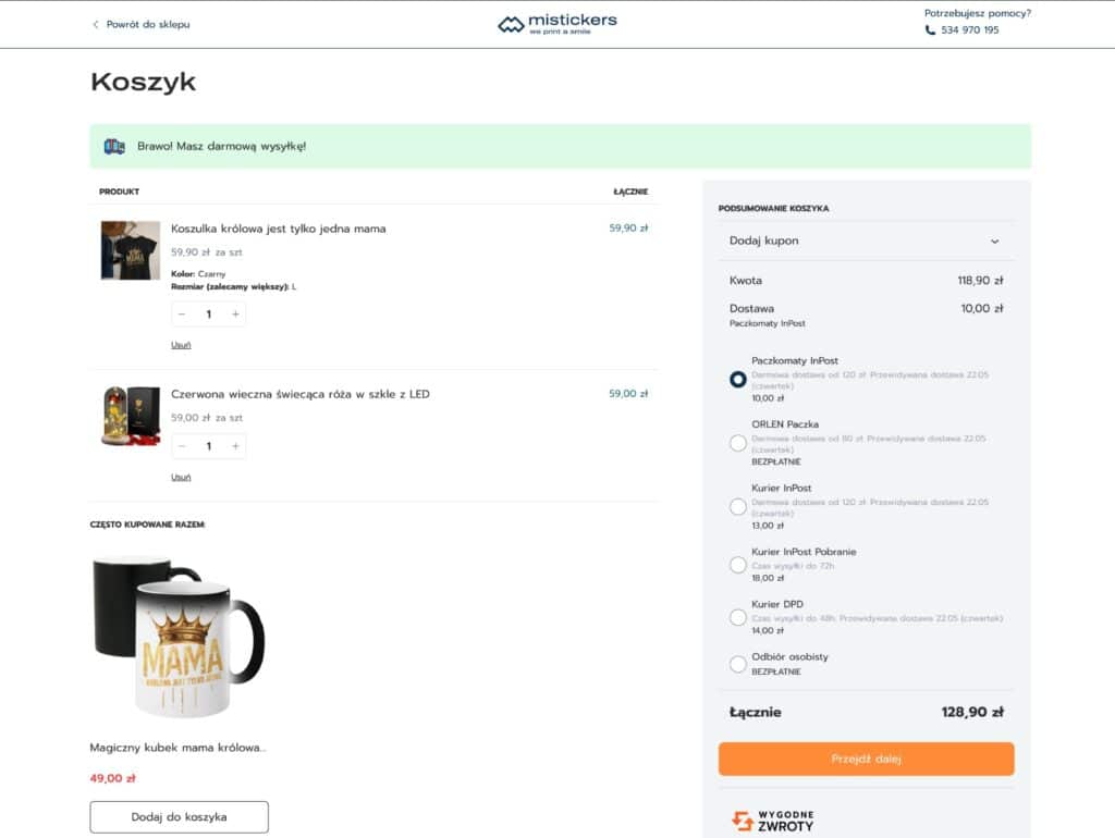 Sklep z koszulkami na prezent – 300% wzrostu przychodu! - zdjęcie 3