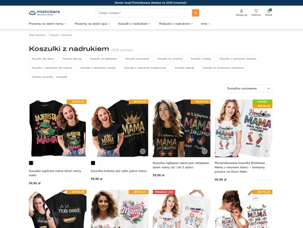 Sklep z koszulkami na prezent – 300% wzrostu przychodu! - zdjęcie 5